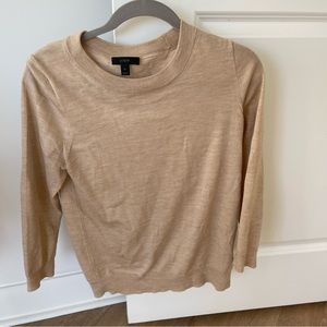 J crew thin sweater long sleeve T-shirt